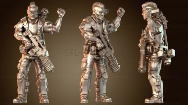 3D модель Зенитная гвардия колониальной морской пехоты (STL)