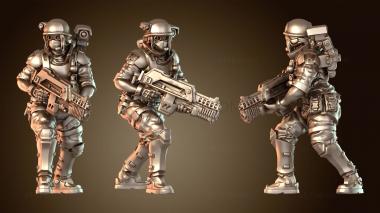 3D модель Колонист-морпех Трисс Равенголд (STL)
