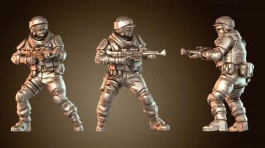 3D модель Командир подразделения «Командос» (STL)