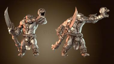 3D модель Командир-рогоносец с мечом (STL)