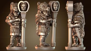 3D модель Вариант формальной позы «Командный Кракус» (STL)