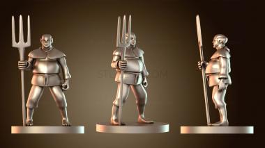 3D модель Кочевник-простолюдин (STL)