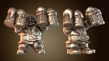 3D модель Конкистадоры Полурослики Проворные (STL)