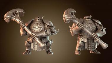 3D модель Конструкции Сборка Брони Оружия (STL)