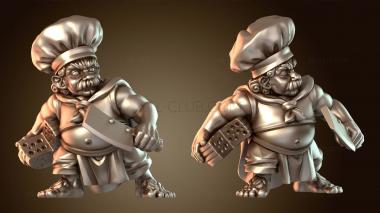 3D модель Повар Шеф-повар (STL)