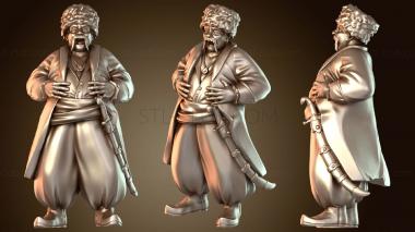 3D модель Казачий свирепый вождь (STL)
