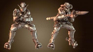 3D модель Ковбой-вестерн (STL)