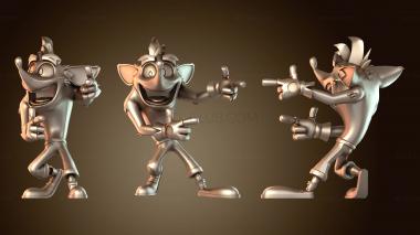 3D модель Crash Bandicoot Вариант O (STL)
