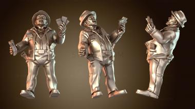 3D модель Безумно богатый главарь банды (STL)
