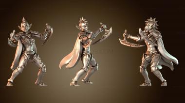 3D модель Существа Убийца Эльф Тонфа (STL)