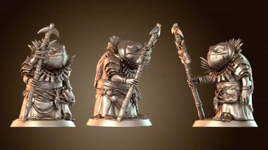 3D модель Укрепленный шлем Croaker Stand (STL)