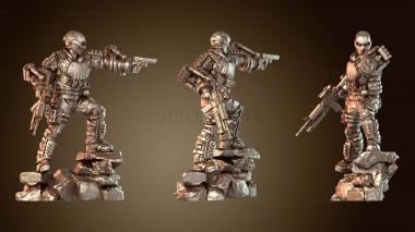 3D модель Скрещенные кости и грех Скрещенные кости Безжалостный (STL)