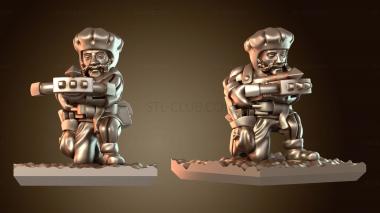 3D модель Арбалетчик B Дисциплинированный (STL)