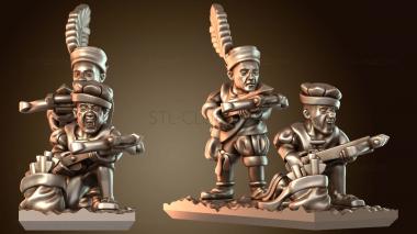 3D модель Арбалетчики в доспехах (STL)