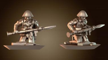 3D модель Тактическая РПГ с перезарядкой в положении сидя (STL)