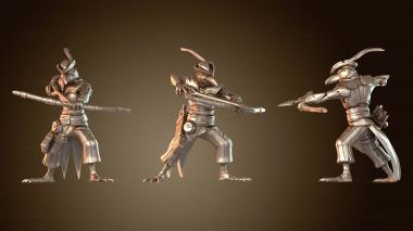 3D модель Crow Hood Ranger: стрельба сосредоточена (STL)