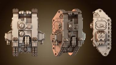 3D модель Бронированный штурмовой танк «Крестоносец» (STL)