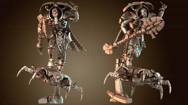 3D модель Робот Cryptek на платформе Spider Mechborne (STL)