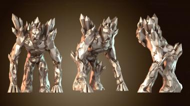3D модель Кристаллический Голем Тяжелый (STL)