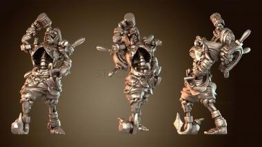 3D модель Проклятый Скелет Б Древний (STL)