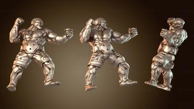 3D модель Cyber A Fighter Cyberpunk B Vivid (STL)