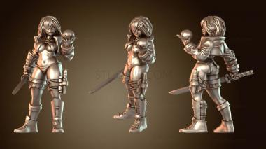 3D модель Кибер Ашимэру Fate Wrangler Футуристический (STL)