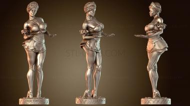 3D модель Кибергорничная, а не поднос, гуманоид (STL)