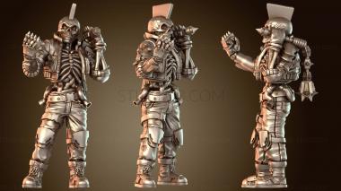 3D модель Кибер Скелепанк Менандро исправлено (STL)