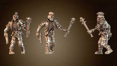 3D модель Кибер Скелепанк Рикардо Ржавый (STL)