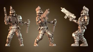 3D модель Кибер Скелепанк Вергардо Грими (STL)
