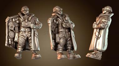3D модель Киберконтрабандист Киберпанк Скрытый (STL)