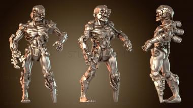 3D модель Возрожденный кибер-зомби (STL)