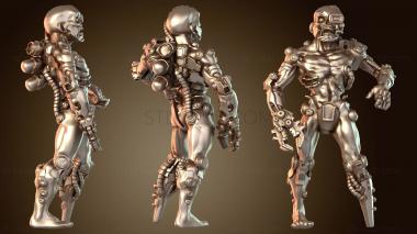 3D модель Кибер-зомби-дистопия (STL)