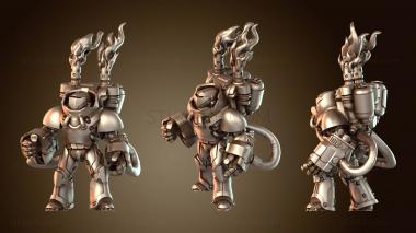 3D модель Cyberforge Firebat S Scorched (STL)