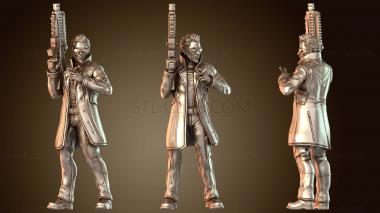 3D модель Кибернетический начальник службы безопасности L Linked (STL)