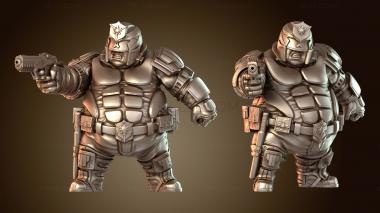 3D модель Киберпанк Арниэль Ганнер (STL)