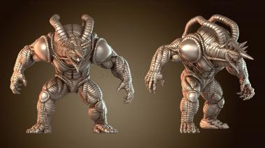 3D модель Киберпанк Хамелеорд А Скрытый (STL)