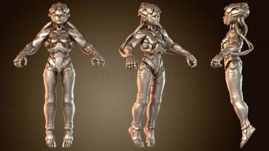 3D модель Киберпанк Дотер Вурсула Дополненная (STL)