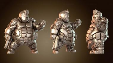 3D модель Киберпанк Флорентино Шарп (STL)