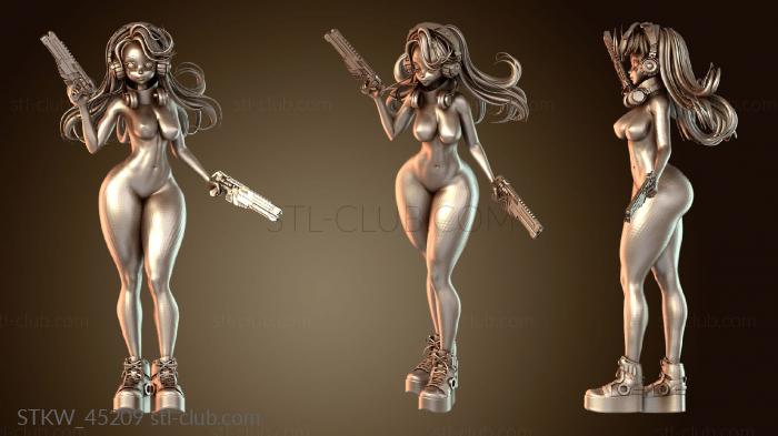 Military Девушка-киберпанк CyberpunkGirlNSFW Sultry