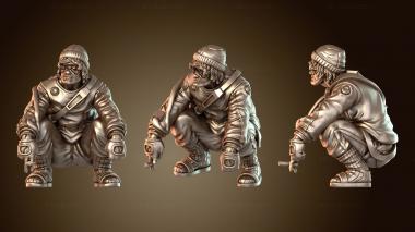 3D модель Киберпанк Хельстром Ганг Роджер Книга Ужасная (STL)