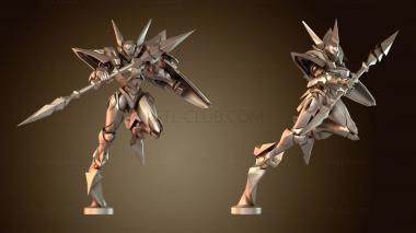3D модель Киберпанк Хай-Тек Ман C Утонченный (STL)