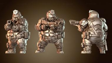 3D модель Киберпанк Джуналдо Беспощадный (STL)