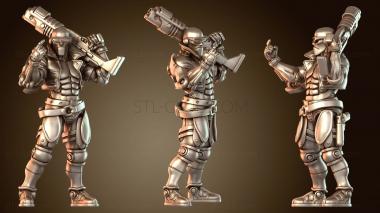 3D модель Киберпанк Рики Лемонс Уличный (STL)