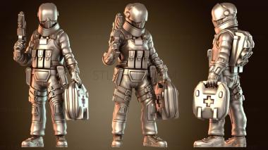 3D модель Cyberpunk Trauma Medtech D развернут (STL)