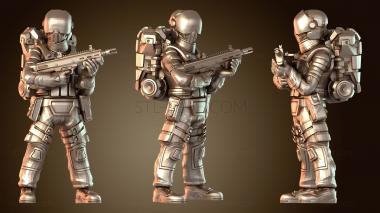 3D модель Cyberpunk Trauma Securite Equite (STL)