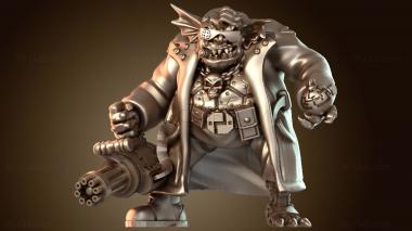 3D модель Дополненный киберпанк-тролль (STL)