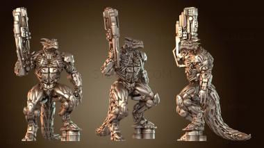 3D модель Киборг-солдат Бруктте Уверенный Гордый (STL)