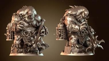 3D модель Циклоп сидит отдыхает (STL)