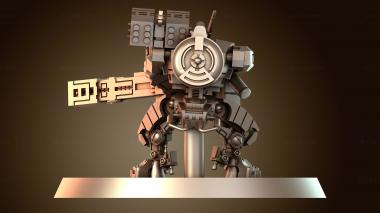 3D модель Daem Work Catvalry A Mounted (STL)